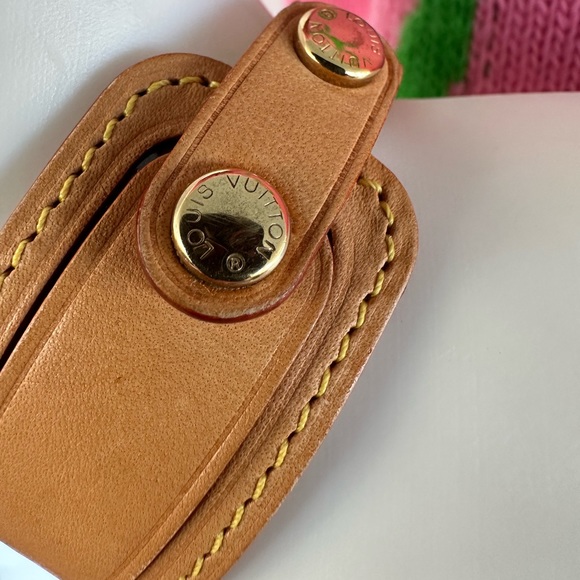 ❤️ Louis Vuitton Vachetta Porte Address Bracelet/Medical Alert/Luggage tag - Picture 4 of 17